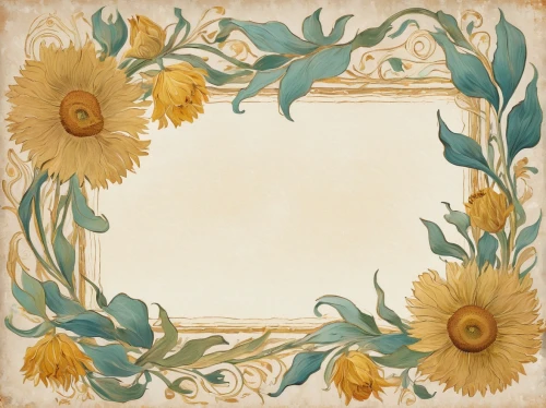 sunflower lace background,gold art deco border,floral and bird frame,floral silhouette frame,gold foil art deco frame,flower frame,decorative frame,flowers frame,floral border paper,floral frame,frame border illustration,flower frames,sunflower paper,sunflower digital paper,art nouveau frame,antique background,vintage flowers,art nouveau frames,digiscrap,paper flower background,Art,Artistic Painting,Artistic Painting 03