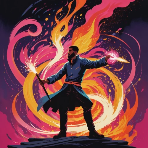 fire artist,fire poi,fire master,fire background,dancing flames,fire dancer,fire dance,firedancer,star-lord peter jason quill,lando,fire eater,firespin,cg artwork,fire-eater,mystery book cover,rosa ' amber cover,flame spirit,sci fiction illustration,diwali wallpaper,burning torch,Illustration,Vector,Vector 08