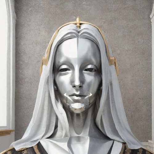 the angel with the veronica veil,the prophet mary,seven sorrows,carmelite order,mary 1,artist's mannequin,portrait of christi,woman sculpture,statue jesus,to our lady,the magdalene,jesus figure,sculpture,woman's face,the nun,vestment,bust of karl,corpus christi,mary-gold,saint ildefonso,Photography,Realistic