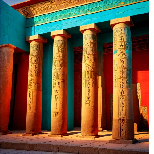 egyptian temple,palace of knossos,karnak,edfu,doric columns,three pillars,pillars,columns,mortuary temple,pharaonic,hieroglyphs,poseidons temple,greek temple,egypt,aswan,ancient egypt,royal tombs,roman columns,turpan,ancient egyptian,Conceptual Art,Daily,Daily 20