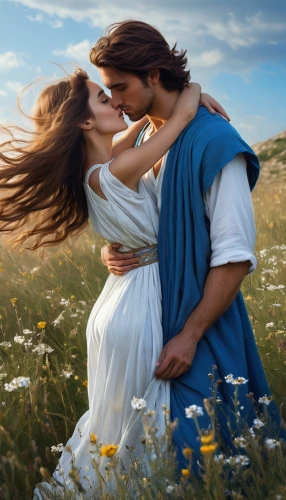amorous,shepherd romance,romance novel,romantic scene,romantic portrait,love in the mist,idyll,first kiss,honeymoon,passion bloom,closeness,tenderness,love-in-a-mist,courtship,kissing,scent of roses,celtic woman,a fairy tale,yearnings,thracian,Conceptual Art,Fantasy,Fantasy 11