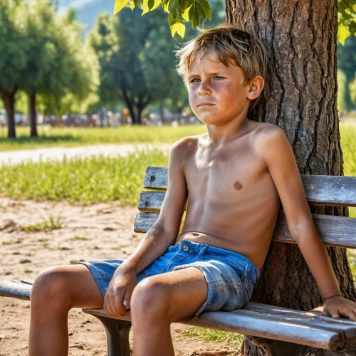 child in park,man on a bench,child is sitting,photographing children,lonely child,child portrait,photos of children,park bench,child with a book,child playing,youth sports,girl and boy outdoor,unhappy child,coda alla vaccinara,kacper,children of war,nomadic children,digital vaccination record,child model,child,Photography,General,Realistic