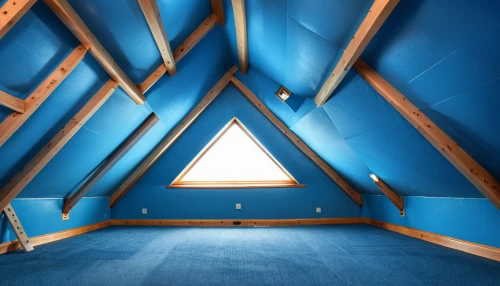 attic,triangles background,prefabricated buildings,roof truss,tepee,wigwam,folding roof,tipi,camping tipi,3d background,dormer window,roof structures,teepee,polygonal,bannack camping tipi,roof lantern,blue leaf frame,wooden beams,blue room,triangles