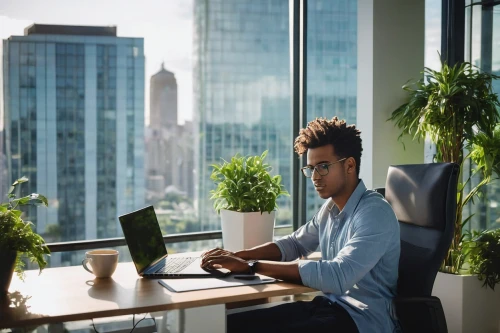 blur office background,man with a computer,modern office,in a working environment,working space,computer business,office worker,establishing a business,office automation,work from home,forest workplace,office desk,white-collar worker,place of work women,nine-to-five job,work at home,ceo,women in technology,work space,remote work,Conceptual Art,Fantasy,Fantasy 07