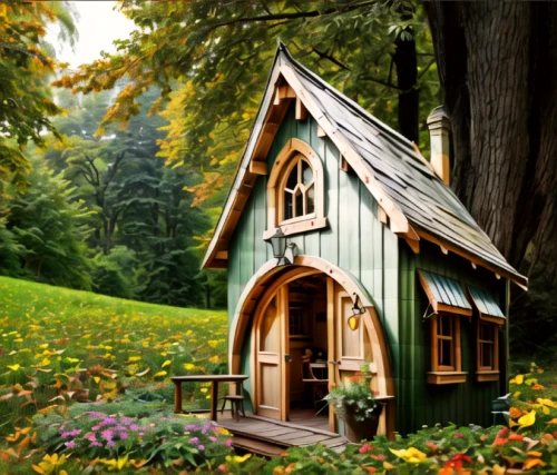 house in the forest,miniature house,small cabin,wooden house,wood doghouse,little house,garden shed,summer cottage,small house,wooden hut,log cabin,country cottage,log home,fairy house,beautiful home,timber house,inverted cottage,cottage,children's playhouse,summer house