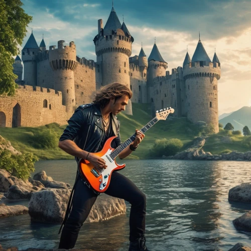 guitar player,guitarist,concert guitar,electric guitar,guitar solo,guitar,playing the guitar,bach knights castle,lead guitarist,music fantasy,the guitar,guitars,painted guitar,telecaster,castleguard,loreley,fantasy picture,epiphone,acoustic-electric guitar,guitor,Photography,General,Realistic