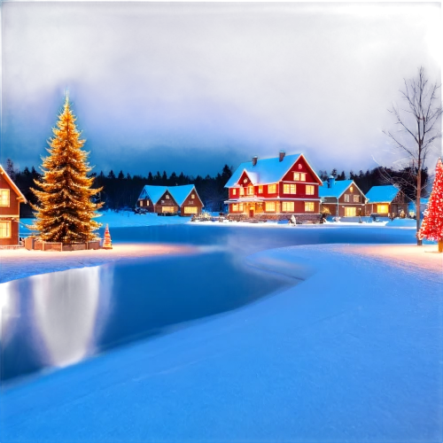 christmas landscape,christmas snowy background,winter village,watercolor christmas background,winter background,christmas town,christmasbackground,christmas house,snow landscape,houses clipart,north pole,christmas village,christmas background,aurora village,christmas scene,snow scene,nordic christmas,christmas border,winter landscape,lapland,Illustration,American Style,American Style 12