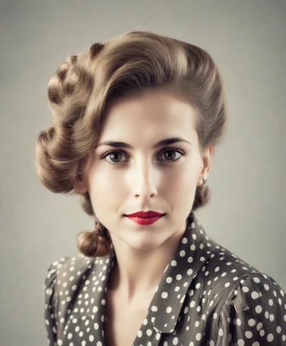 vintage woman,vintage female portrait,ingrid bergman,vintage women,vintage girl,retro woman,vintage makeup,retro women,50's style,retro pin up girl,vintage style,retro girl,fifties,vintage fashion,bouffant,pin up,british actress,art deco woman,updo,1950s,Photography,Realistic