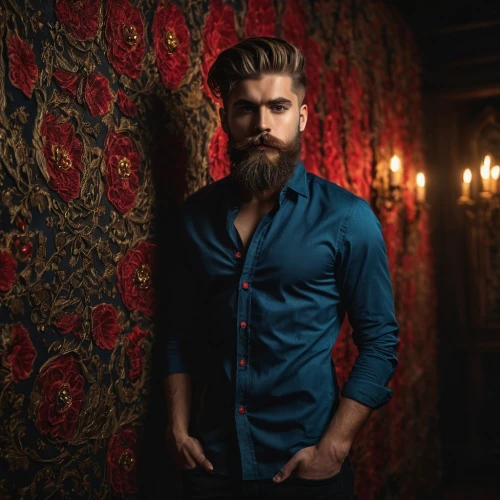 male model,men's wear,lumberjack pattern,cravat,pomade,men clothes,pompadour,man portraits,dress shirt,beard,portrait photography,bearded,paisley pattern,denim fabric,young model istanbul,valentin,lincoln blackwood,danila bagrov,men's suit,man's fashion,Photography,General,Fantasy