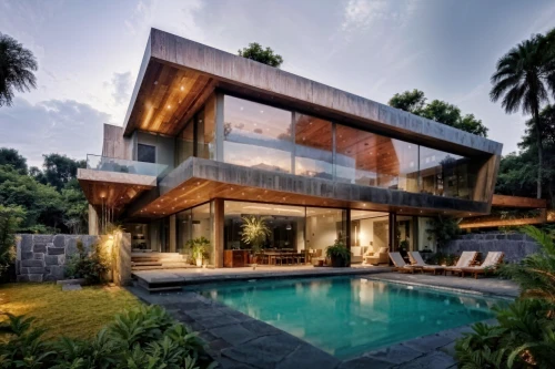 modern architecture,modern house,cubic house,cube house,tropical house,beautiful home,luxury property,florida home,luxury home,glass wall,glass facade,holiday villa,modern style,house shape,pool house,dunes house,timber house,contemporary,residential house,asian architecture