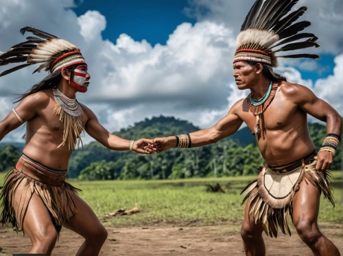 indigenous culture,mesoamerican ballgame,aborigines,papuan,ancient people,dancers,amerindien,folk-dance,primitive people,aboriginal culture,traditional sport,borneo,pachamama,shamanism,amazonian oils,chiapas,dancing couple,indigenous painting,first nation,pachamanca,Photography,General,Realistic