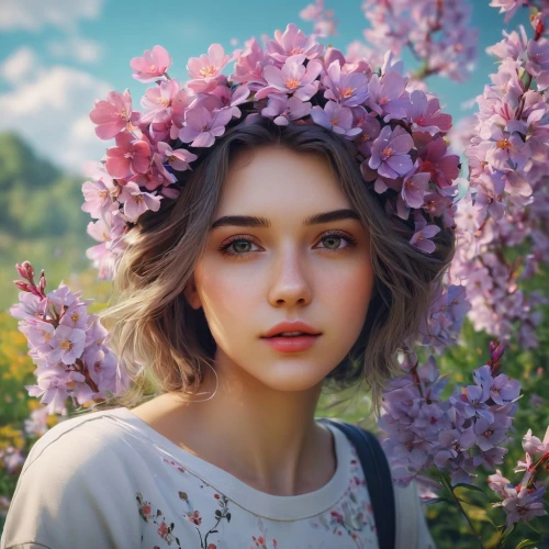 girl in flowers,beautiful girl with flowers,flower hat,flora,natural cosmetic,girl picking flowers,floral,flower crown,flower background,falling flowers,girl in a wreath,flower fairy,flower girl,holding flowers,floral background,spring crown,wreath of flowers,spring background,picking flowers,romantic portrait,Photography,Documentary Photography,Documentary Photography 16