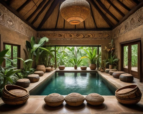 ubud,luxury bathroom,bali,tropical house,spa items,day spa,siem reap,spa,asian architecture,pool house,cabana,riad,spa water fountain,thai massage,southeast asia,day-spa,tropical island,luxury property,luxury home interior,polynesian,Illustration,Realistic Fantasy,Realistic Fantasy 03