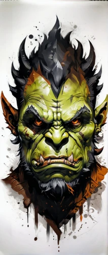 orc,ogre,minion hulk,ork,incredible hulk,angry,avenger hulk hero,hulk,green goblin,angry man,goblin,halloween vector character,fuel-bowser,halloween frankenstein,thane,lopushok,edit icon,half orc,anger,don't get angry,Conceptual Art,Fantasy,Fantasy 03