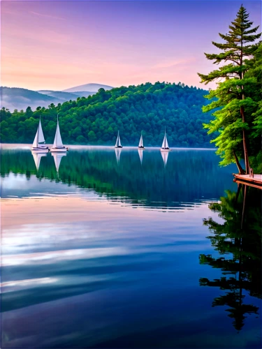 beautiful lake,boat landscape,calm waters,mountainlake,vermont,evening lake,high mountain lake,calm water,mountain lake,beautiful landscape,sailing boats,sailing-boat,sailing blue purple,sailing boat,sailboats,landscapes beautiful,landscape background,tranquility,sail boat,sailboat,Unique,Design,Sticker