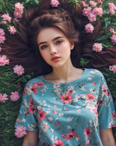 girl in flowers,beautiful girl with flowers,floral background,floral,colorful floral,flower background,vintage floral,japanese floral background,floral dress,floral heart,spring background,flowery,pink floral background,daisies,falling flowers,springtime background,flora,floral japanese,retro flowers,girl lying on the grass,Photography,Documentary Photography,Documentary Photography 16