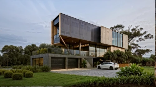 dunes house,cube house,modern house,cubic house,modern architecture,residential house,landscape design sydney,timber house,landscape designers sydney,cube stilt houses,garden design sydney,residential,folding roof,contemporary,smart house,build by mirza golam pir,smart home,metal cladding,corten steel,house shape