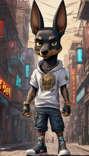 pubg mascot,nikko,gangstar,child fox,jackal,year of the rat,stylish boy,street dog,hk,kung,furta,chinatown,stinky tofu,china town,sand fox,city ​​portrait,mascot,game illustration,kit fox,world digital painting,Illustration,Abstract Fantasy,Abstract Fantasy 23