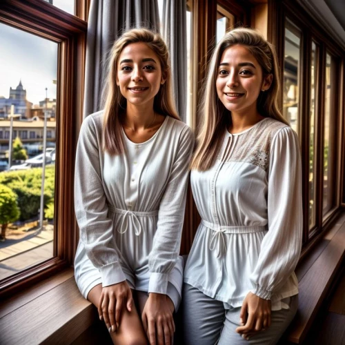 sisters,two girls,portrait photographers,angels,beautiful photo girls,azerbaijan azn,lionesses,young women,souk madinat jumeirah,nuns,mom and daughter,business women,wood angels,mirror image,mns,genes,christmas angels,madinat jumeirah,duo,mirror reflection