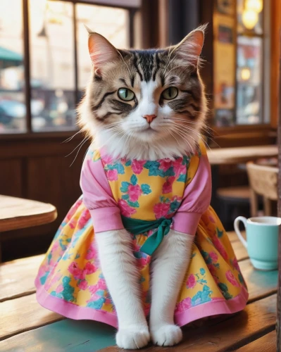 tea party cat,cat coffee,cat's cafe,animals play dress-up,pink cat,cat kawaii,cat drinking tea,haute couture,cat european,doll cat,oktoberfest cats,cat sparrow,cute cat,vintage cat,hanbok,cat image,fashionista,fashionable girl,fashion model,chinese pastoral cat,Photography,General,Natural
