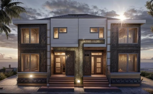 3d rendering,wooden house,luxury real estate,seminyak,two story house,cube stilt houses,holiday villa,cubic house,build by mirza golam pir,modern house,dunes house,cube house,inverted cottage,house purchase,frame house,residential house,floorplan home,eco-construction,luxury property,timber house