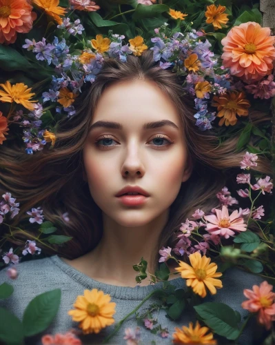 girl in flowers,beautiful girl with flowers,girl in a wreath,wreath of flowers,blooming wreath,girl in the garden,falling flowers,floral background,flower background,mystical portrait of a girl,splendor of flowers,flora,floral wreath,floral composition,flower fairy,girl lying on the grass,flower girl,colorful floral,wild flower,flower wall en,Photography,Documentary Photography,Documentary Photography 16