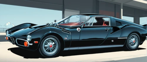 shelby daytona,ac cobra,alfa romeo giulia tz,ferrari 250,ferrari 275,morgan aero 8,porsche 550,matra 530,illustration of a car,alfa romeo rl,lotus seven,alfa romeo p2,porsche 904,caterham 7 csr,triumph gt6,mitsuoka viewt,caterham 7,daimler sp250,maserati 6cm,maserati 26m,Illustration,Vector,Vector 10