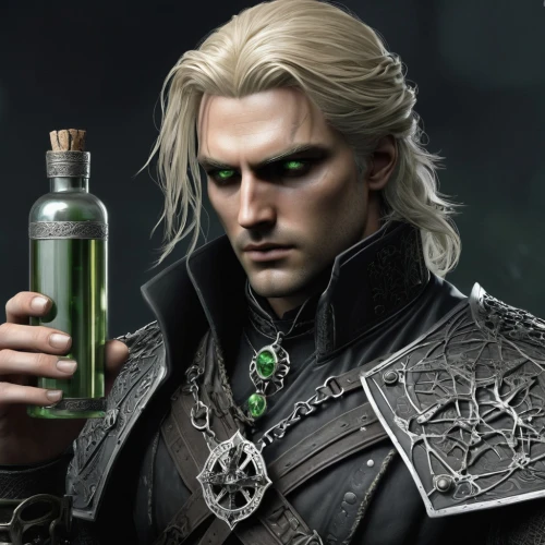 apothecary,male elf,potions,poison bottle,the bottle,absinthe,gin,potion,witcher,flask,liqueur,bottle of oil,serum,oil cosmetic,shampoo bottle,cullen skink,distilled beverage,empty bottle,alchemy,bottles,Conceptual Art,Fantasy,Fantasy 33