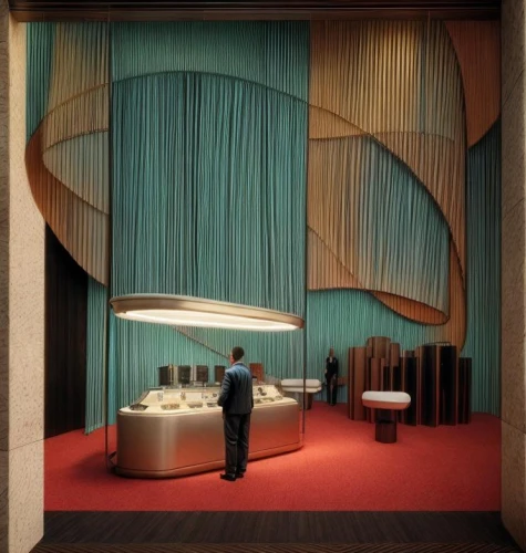 mid century modern,lobby,theater curtain,theater curtains,mid century,hotel lobby,archidaily,theater stage,smoot theatre,theatre curtains,cafeteria,futuristic art museum,art deco,pipe organ,entrance hall,radio city music hall,movie theater popcorn,movie theater,dining room,stage design,Common,Common,Film