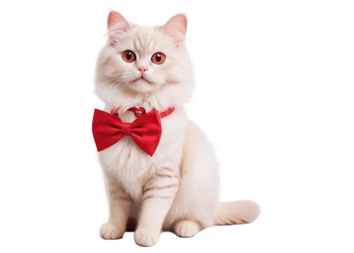british longhair cat,turkish angora,bowtie,bow-tie,christmas cat,bow tie,turkish van,white cat,holiday bow,american curl,cute cat,red bow,cat image,christmas ribbon,british semi-longhair,george ribbon,christmas bow,capricorn kitz,white bow,domestic long-haired cat,Art,Artistic Painting,Artistic Painting 04