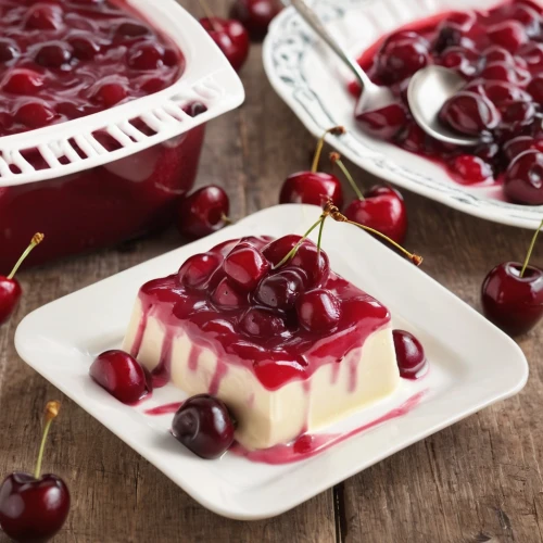 cream cheese cake,currant popsicles,gelatin dessert,cranberry sauce,black forest cherry roll,panna cotta,jewish cherries,cheese cake,cheesecake,semifreddo,cheesecakes,cherrycake,pannacotta,currant cake,cream slices,almond jelly,red bean ice,white chocolate mousse,cherries in a bowl,trifle