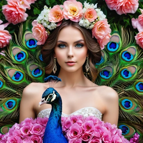 peacock,fairy peacock,peafowl,blue peacock,floral and bird frame,peacocks carnation,exotic bird,flowers png,flower and bird illustration,peacock feathers,blue birds and blossom,floral composition,florists,ornamental bird,male peacock,beautiful girl with flowers,blooming wreath,peacock eye,tropical bird,flower animal,Photography,General,Realistic