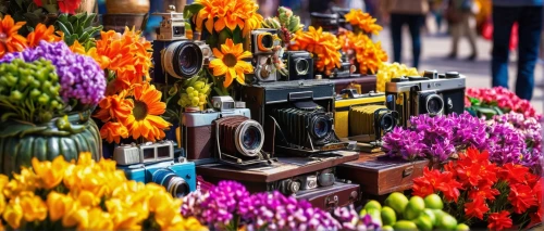 flower booth,flower cart,colorful flowers,flower stand,farmers market flowers,flower shop,market stall,tulpenbüten,hyacinths,vendors,tulip festival,still life of spring,florists,flower arranging,colors of spring,cut flowers,floristry,splendor of flowers,vintage flowers,medieval market,Art,Artistic Painting,Artistic Painting 40