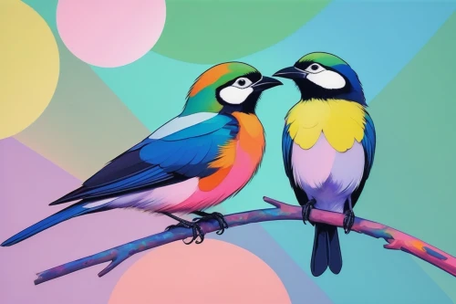 parrot couple,colorful birds,bird couple,lovebird,bird painting,tropical birds,couple macaw,toucans,love bird,passerine parrots,parrots,rainbow lorikeets,birds with heart,i love birds,parakeets,budgies,songbirds,for lovebirds,gouldian,birds on a branch,Conceptual Art,Graffiti Art,Graffiti Art 06