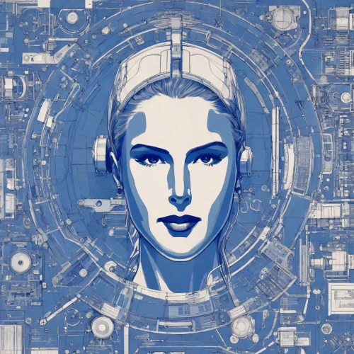 women in technology,computer art,circuit board,computer icon,girl at the computer,ai,robot icon,cyborg,motherboard,metropolis,compute,arduino,electronics,computer,pcb,cybernetics,amiga,mother board,computer chips,artificial intelligence,Digital Art,Blueprint