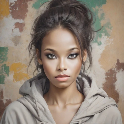 portrait background,oriental girl,asian woman,beautiful african american women,african american woman,young woman,girl portrait,portrait of a girl,artistic portrait,mystical portrait of a girl,beautiful woman,beautiful young woman,pretty young woman,airbrushed,female beauty,romantic portrait,ash leigh,fashion vector,oil painting on canvas,photo painting,Photography,Realistic