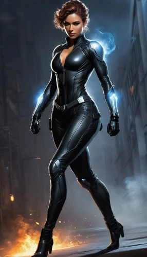 black widow,symetra,sprint woman,catwoman,mystique,head woman,sci fiction illustration,electro,x men,spy,x-men,human torch,woman holding gun,cg artwork,jaya,super heroine,chaka,darth talon,ronda,cyborg,Illustration,American Style,American Style 02