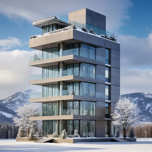 residential tower,modern architecture,glass facade,cubic house,renaissance tower,sky apartment,penthouse apartment,appartment building,modern building,modern house,condominium,residential building,cube stilt houses,contemporary,stalin skyscraper,arhitecture,3d rendering,luxury property,glass building,avalanche protection,Photography,General,Realistic