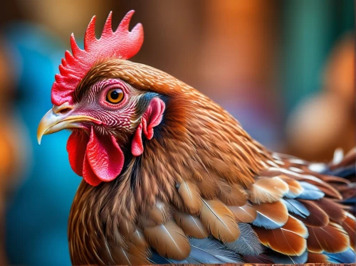 portrait of a hen,cockerel,hen,pullet,redcock,poultry,bantam,vintage rooster,landfowl,polish chicken,avian flu,chicken product,chook,domestic chicken,chicken meat,chicken,animal portrait,fowl,rooster,backyard chickens,Photography,General,Realistic