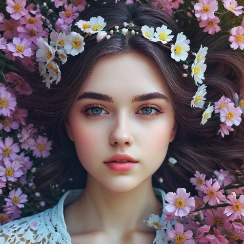 beautiful girl with flowers,girl in flowers,flower fairy,floral background,spring blossom,flower crown,flower girl,flower background,blossom,blossoms,floral,spring blossoms,falling flowers,blooming wreath,wreath of flowers,mystical portrait of a girl,sakura blossom,lilac blossom,spring crown,fantasy portrait,Photography,Documentary Photography,Documentary Photography 16