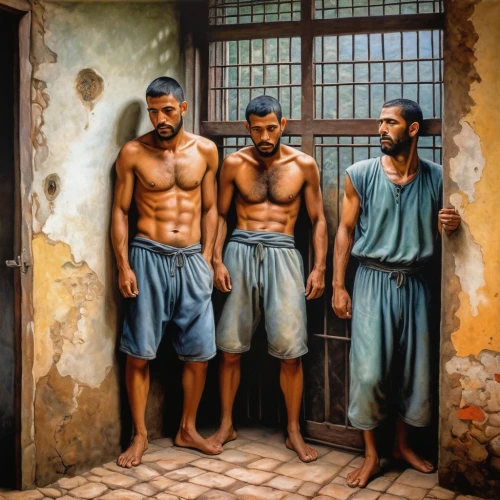 oil painting on canvas,oil painting,oil on canvas,monks,workers,khokhloma painting,indian art,lethwei,three wise men,italian painter,men sitting,three kings,bruges fighters,seller,the three wise men,builders,forced labour,three friends,sadhus,mohammed ali,Art,Classical Oil Painting,Classical Oil Painting 34