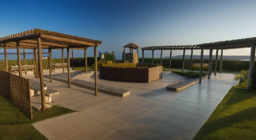 3d rendering,pop up gazebo,holiday villa,build by mirza golam pir,roof terrace,pergola,render,landscape design sydney,outdoor furniture,3d render,qasr azraq,pool house,gazebo,summer house,patio furniture,3d rendered,artificial grass,wooden decking,roof landscape,dunes house,Photography,General,Realistic