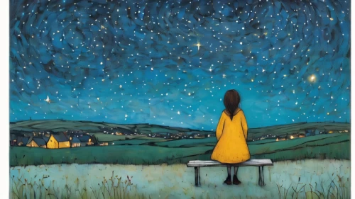 starry sky,starry night,stargazing,fireflies,falling stars,falling star,the night sky,starfield,the stars,night stars,astronomer,firefly,night scene,cosmos field,the moon and the stars,constellations,starlight,girl in a long,shooting stars,starry,Art,Artistic Painting,Artistic Painting 49