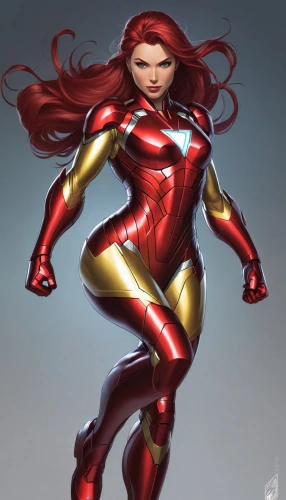 scarlet witch,sprint woman,red super hero,wanda,red chief,iron-man,firestar,ironman,red skin,iron man,captain marvel,head woman,cg artwork,marvel comics,muscle woman,super heroine,starfire,fantasy woman,ronda,female runner,Conceptual Art,Fantasy,Fantasy 03