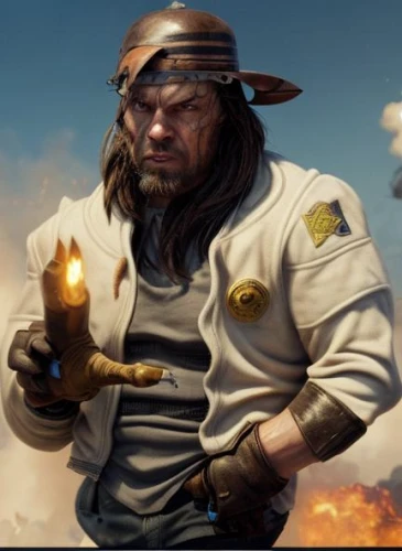 dwarf sundheim,admiral von tromp,mercenary,dodge warlock,key-hole captain,dwarf cookin,gyro,dwarf,chief cook,renascence bulldogge,engineer,prejmer,vendor,steampunk,goki,fallout4,pubg mascot,beef rydberg,pirate,combat medic,Realistic,Movie,Warzone