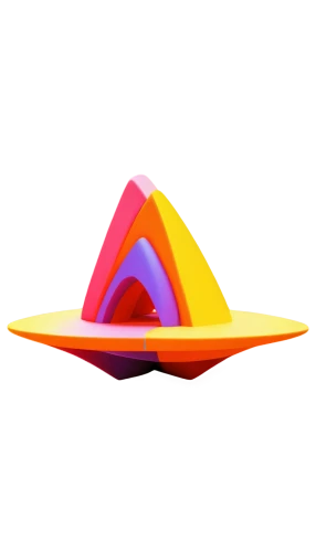 witch's hat icon,sombrero,spinning top,conical hat,pointed hat,mexican hat,witches hat,witch's hat,asian conical hat,saucer,ufo,visor,witch hat,felt hat,funnel-like,ordinary sun hat,funnel-shaped,witches' hats,triangular,flying saucer,Unique,3D,Clay