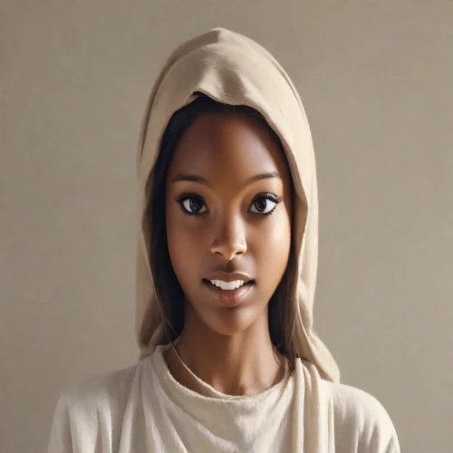 ethiopian girl,nigeria woman,african woman,realdoll,ancient egyptian girl,african american woman,bonnet,artificial hair integrations,girl in cloth,hijab,young woman,girl with a pearl earring,portrait of a girl,female model,headscarf,beautiful african american women,girl portrait,black woman,islamic girl,afar tribe,Photography,Cinematic