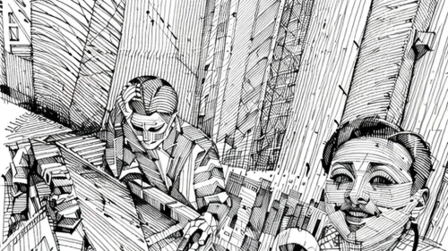 comic style,comic halftone,construction workers,scaffold,ironworker,comic paper,ventriloquist,distorted,fencing,roofers,bansuri,scaffolding,pencils,high-wire artist,angklung,pencil,decking,comic halftone woman,photo effect,comic frame,Design Sketch,Design Sketch,None