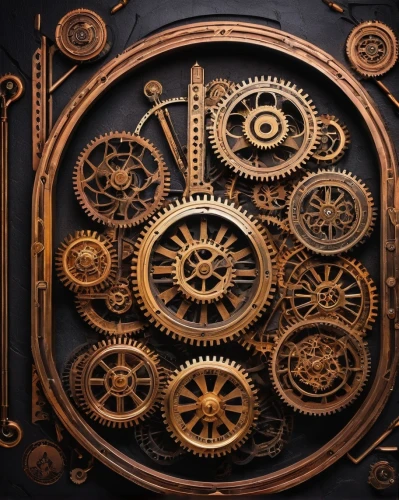 steampunk gears,clockmaker,clockwork,watchmaker,steampunk,mechanical watch,grandfather clock,wall clock,astronomical clock,time spiral,cog,clocks,old clock,mechanical puzzle,gears,bearing compass,mechanical,clock face,chronometer,clock,Illustration,Realistic Fantasy,Realistic Fantasy 13