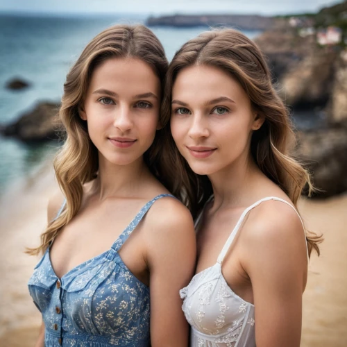 natural beauties,two girls,sisters,beautiful photo girls,angels,two beauties,models,young women,pretty women,malibu,beach background,by the sea,beautiful women,pretty girls,mom and daughter,lilo,vintage girls,mermaids,celtic woman,ballerinas,Photography,General,Cinematic